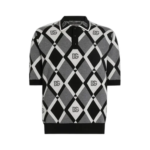 Logo Jacquard Polo Shirt