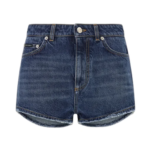 Frayed Denim Shorts