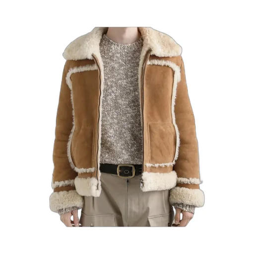 Suede Shearling Jacket