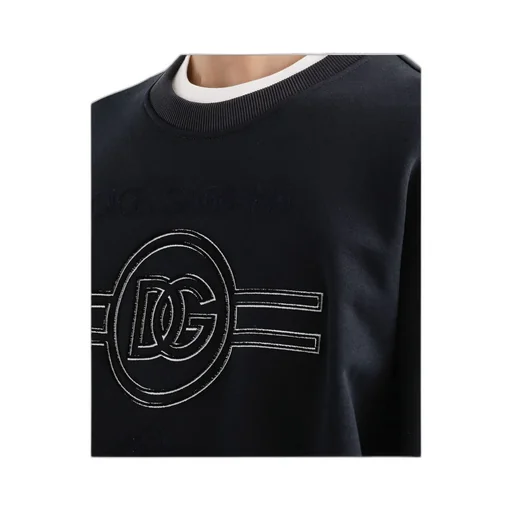 Dolce & Gabbana Logo Embroidered Crewneck Sweatshirt