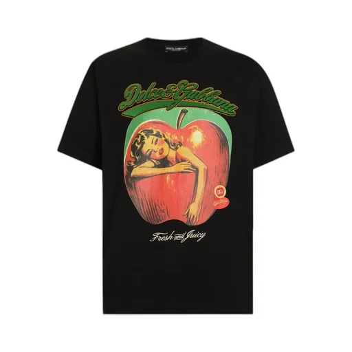 Apple Print T-Shirt