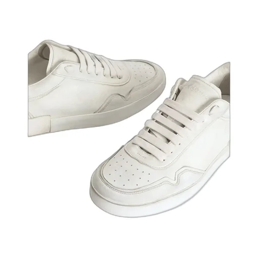 Portofino Leather Lace-Up Trainers