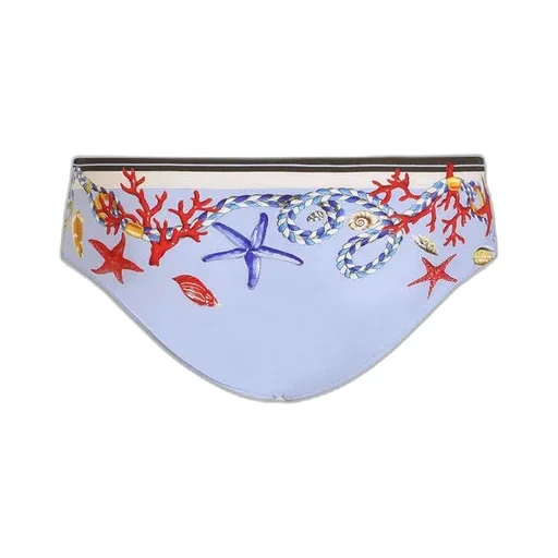 Shell-Print Swimming Trunks