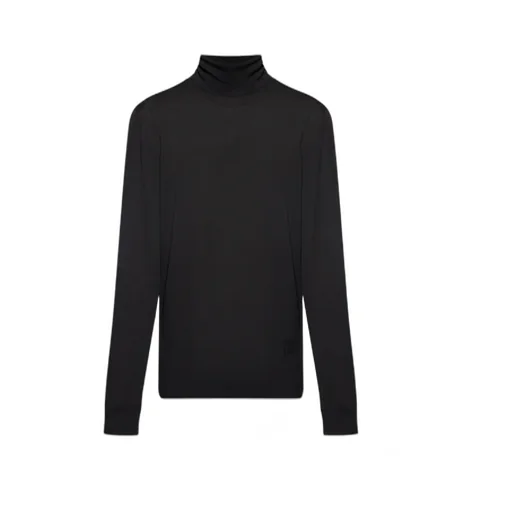 Logo-Detail Turtleneck Sweater