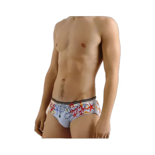 Shell-Print Swimming Trunks
