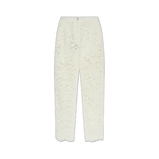 Lace-Detailing Trousers