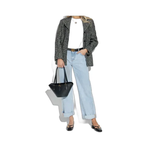 Flap-Pockets Tweed Jacket