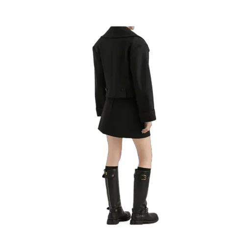 Cropped Double-Breasted Jacket