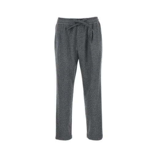 Pleated Drawstring Trousers