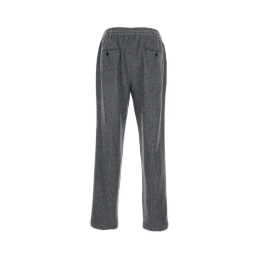 Pleated Drawstring Trousers