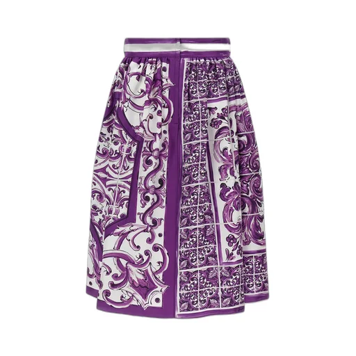 Silk Midi Skirt