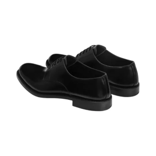 Brushed Lace-Up Derby Shoes