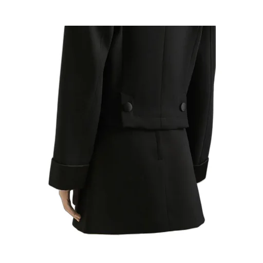 Cropped Double-Breasted Jacket