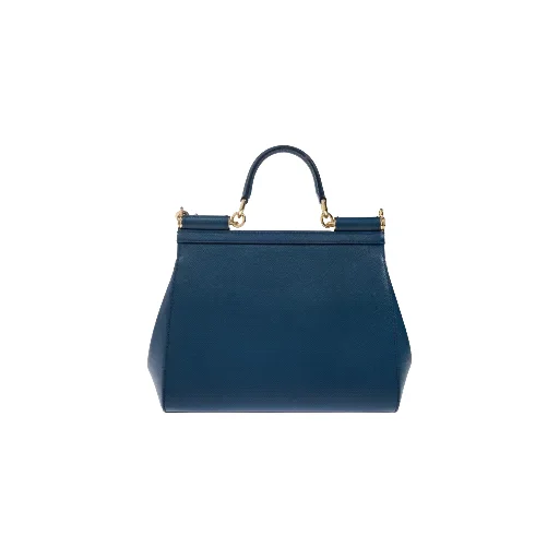 Medium Sicily Leather Tote Bag