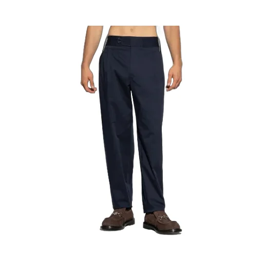 Pleated Belted Trousers