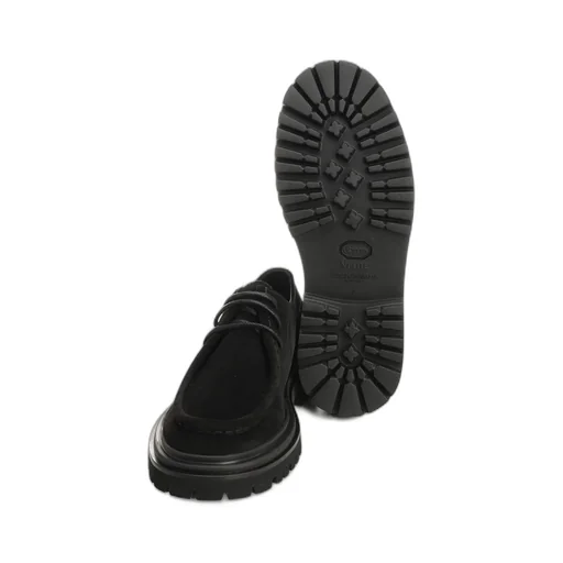 Suede Lace-Up Derby Shoes