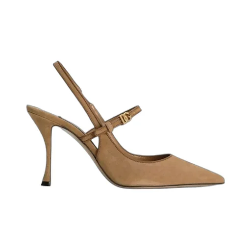 Logo-Appliqué Slingback Pumps