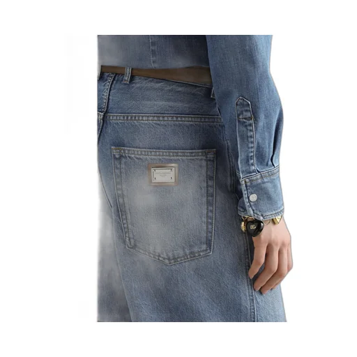 Logo Plaque Jeans