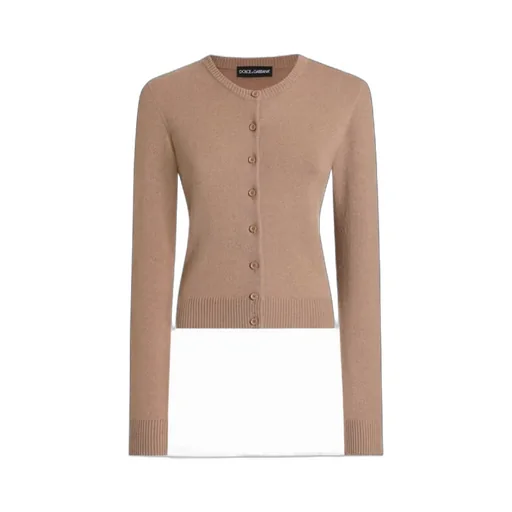 Button-Front Cashmere Cardigan