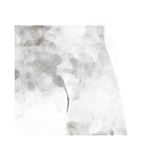 Rose-Print Midi Pencil Skirt