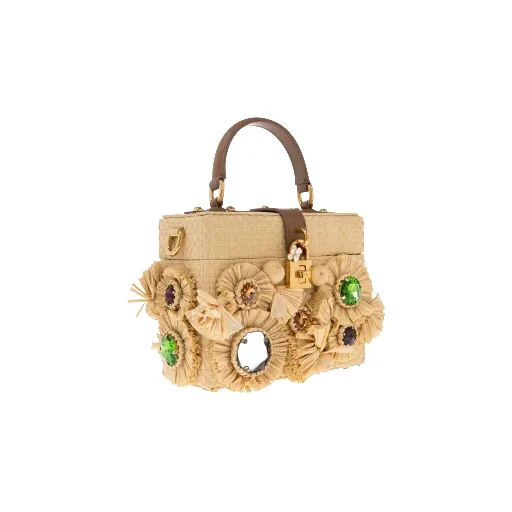 Crystal-Embellished Tote Bag