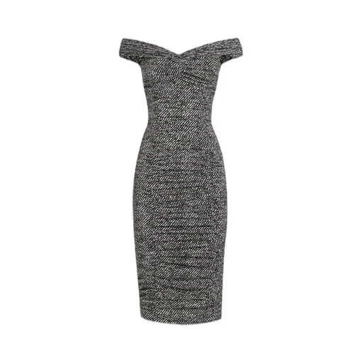 Off-Shoulder Midi Dress