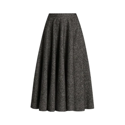 Flared Midi Skirt
