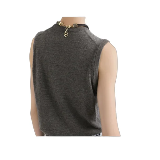 Sleeveless Ribbed Vest
