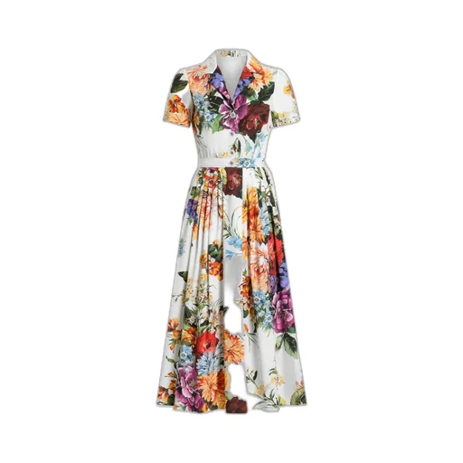 Floral-Print Maxi Skirt