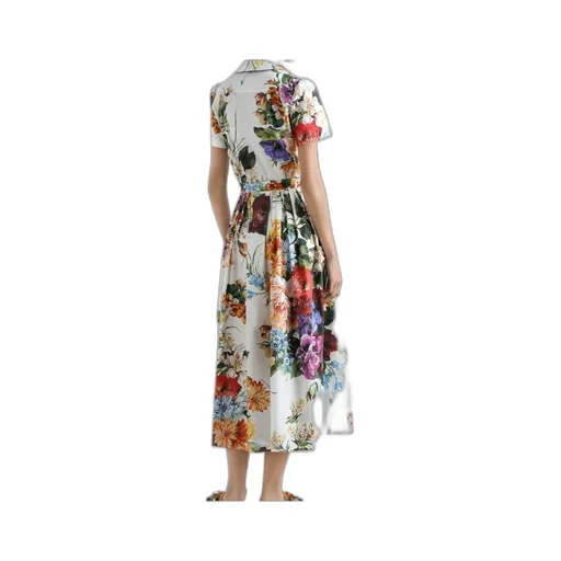 Floral-Print Maxi Skirt