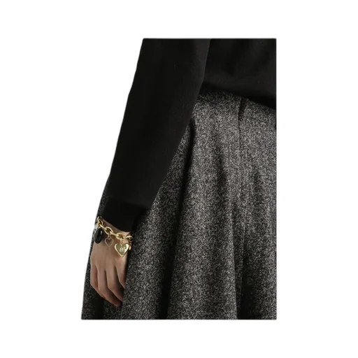 Flared Midi Skirt