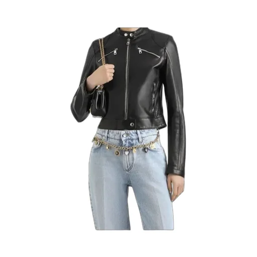 Biker-Style Leather Jacket