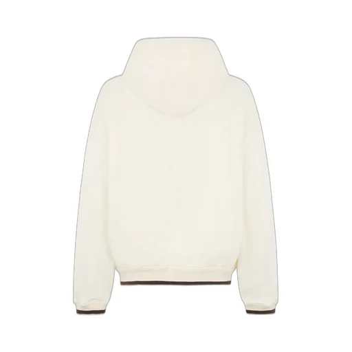 Logo-Embroidered Ribbed-Cuff Hoodie