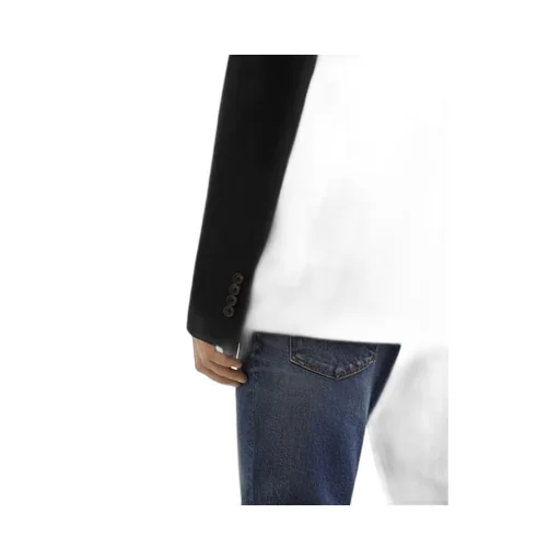 Double-Breasted Silk Blazer
