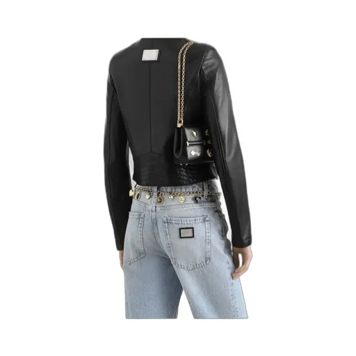 Biker-Style Leather Jacket