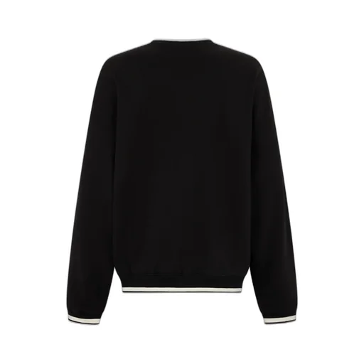 Logo-Detail Ribbed-Knit Sweater