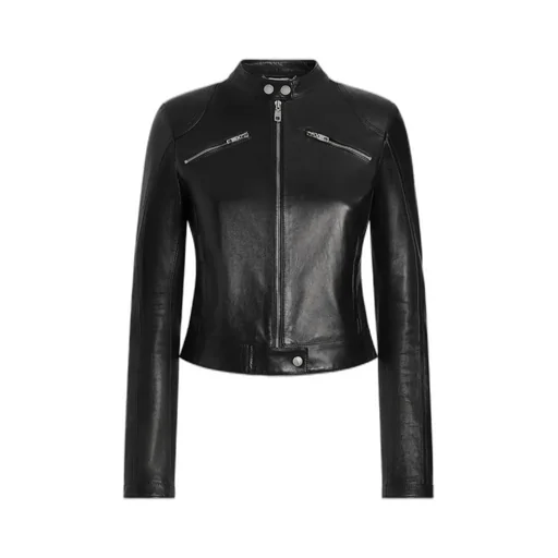 Biker-Style Leather Jacket