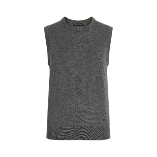Sleeveless Ribbed Vest