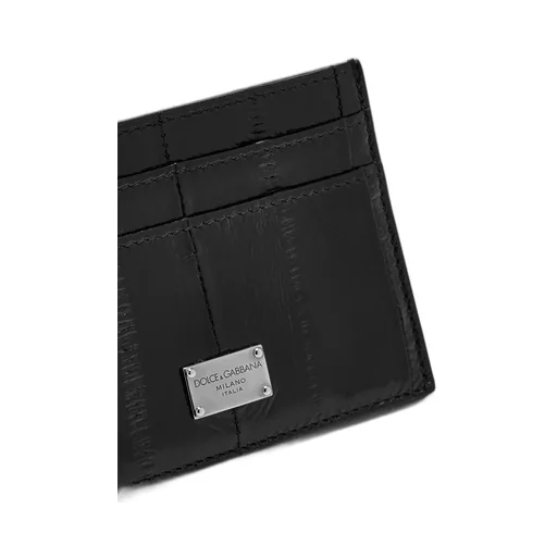 Textured Leather Card Holder