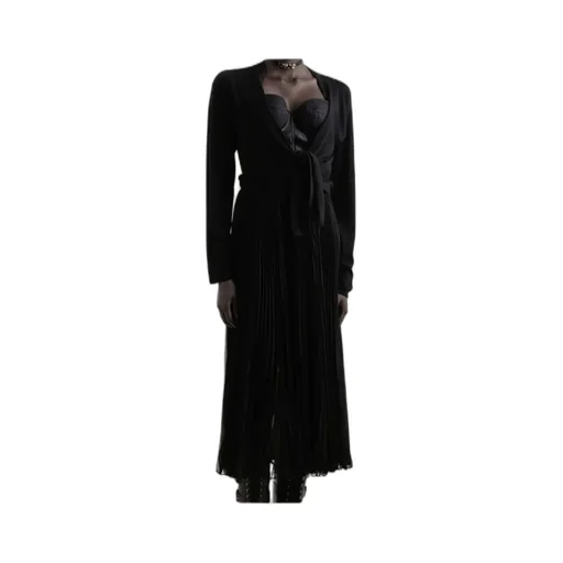 Knotted Long-Sleeve Cardigan