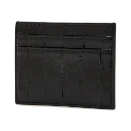 Textured Leather Card Holder