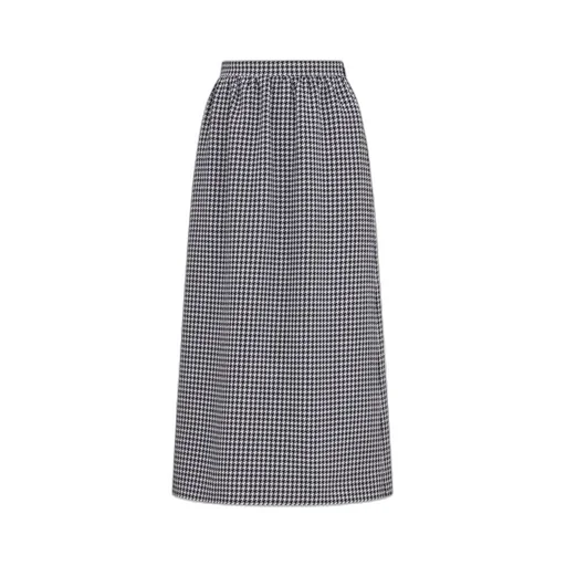 Mid-Length Straight-Cut Skirt