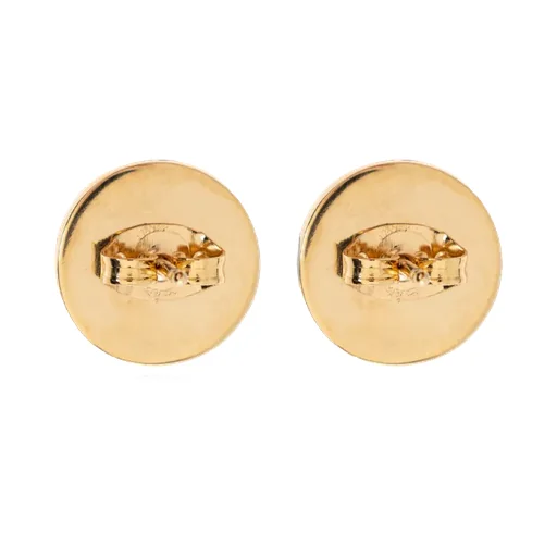 Logo-Engraved Stud Earrings