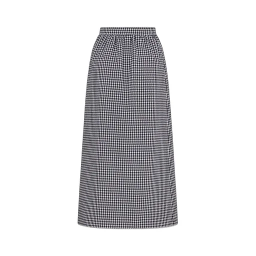 Mid-Length Straight-Cut Skirt