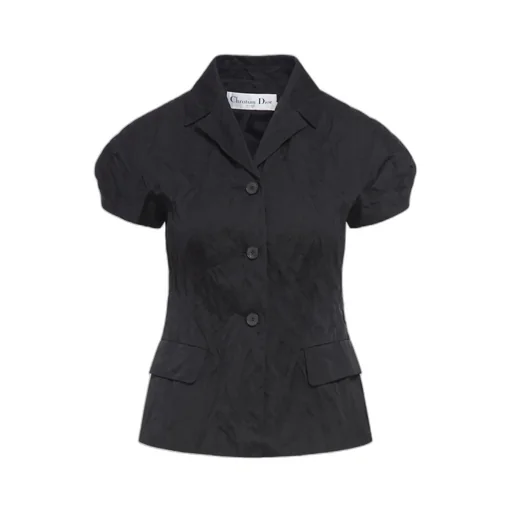 Short-Sleeved Lapel Casual Jacket