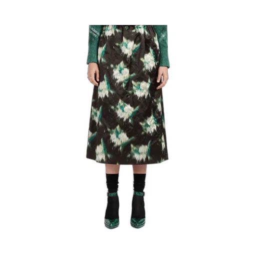 Mid-Length Straight-Cut Skirt