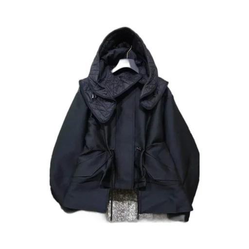 Hooded Long-Sleeved Casual Jacket
