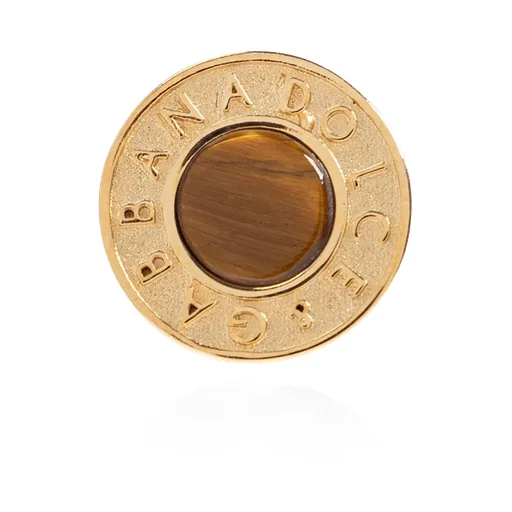 Logo-Engraved Stud Earrings