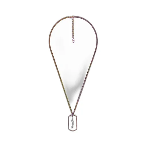 Cd Couture Plate Pendant Necklace