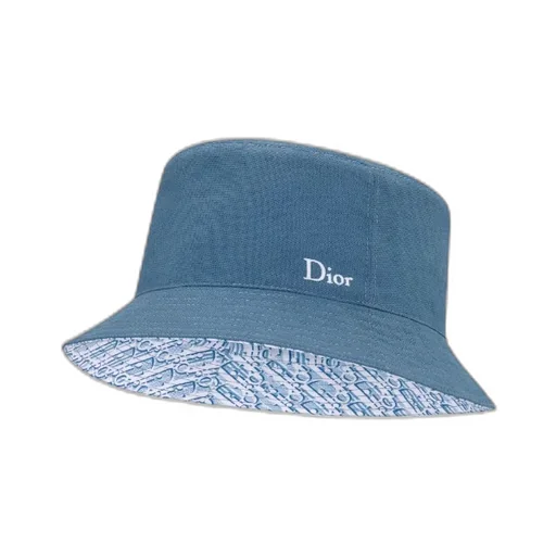 Logo Embroidered Reversible Bucket Hat